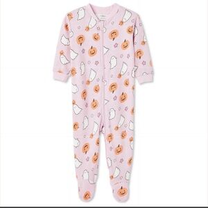NWT George baby girl Halloween print zipper sleeper pajama